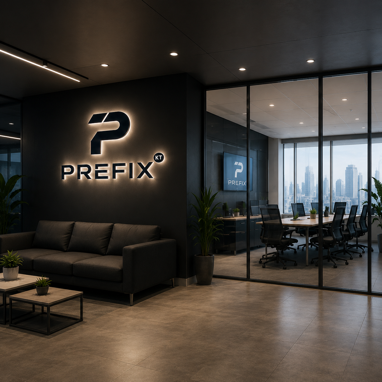 PrefixKT modern office and meeting space